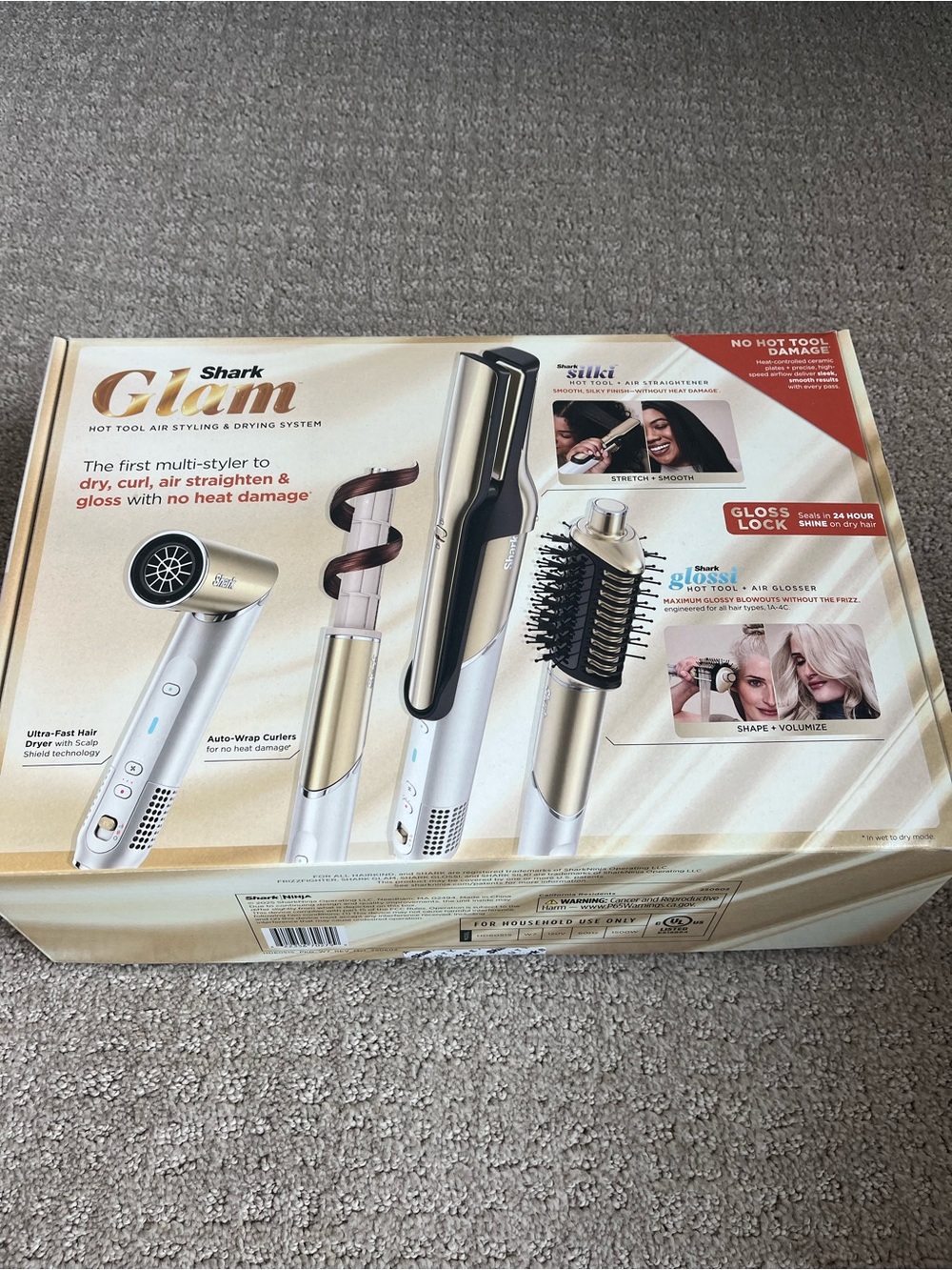 Shark Glam Hot Tool Air Styling & Drying System - Gold/Black - Picture 2 of 14